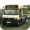 Western National blue liveried minibuses
